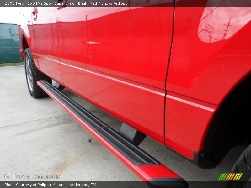 Bright Red / Black/Red Sport 2008 Ford F150 FX2 Sport SuperCrew