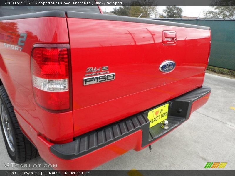 Bright Red / Black/Red Sport 2008 Ford F150 FX2 Sport SuperCrew