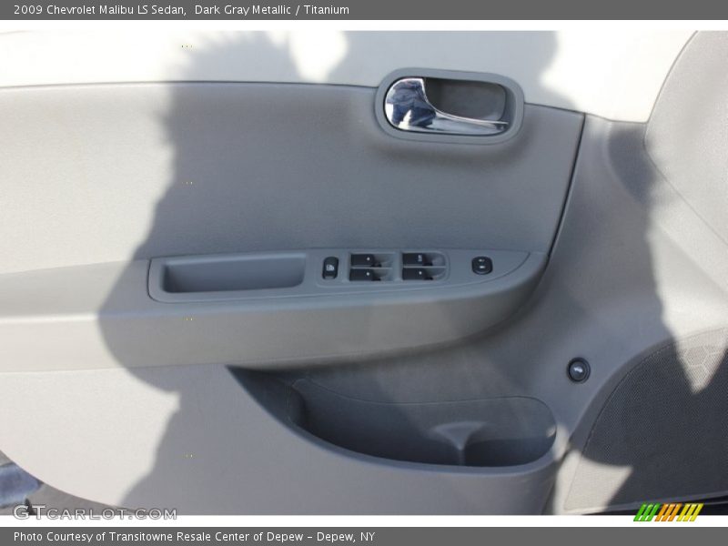Dark Gray Metallic / Titanium 2009 Chevrolet Malibu LS Sedan
