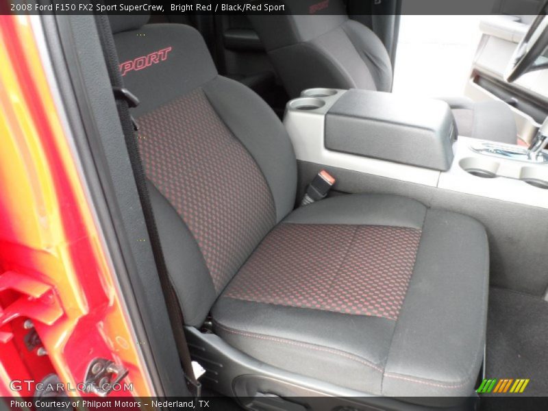 Bright Red / Black/Red Sport 2008 Ford F150 FX2 Sport SuperCrew
