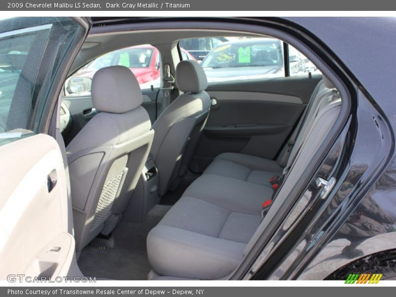Dark Gray Metallic / Titanium 2009 Chevrolet Malibu LS Sedan
