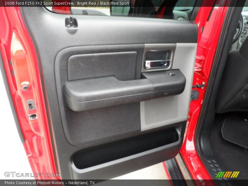 Bright Red / Black/Red Sport 2008 Ford F150 FX2 Sport SuperCrew