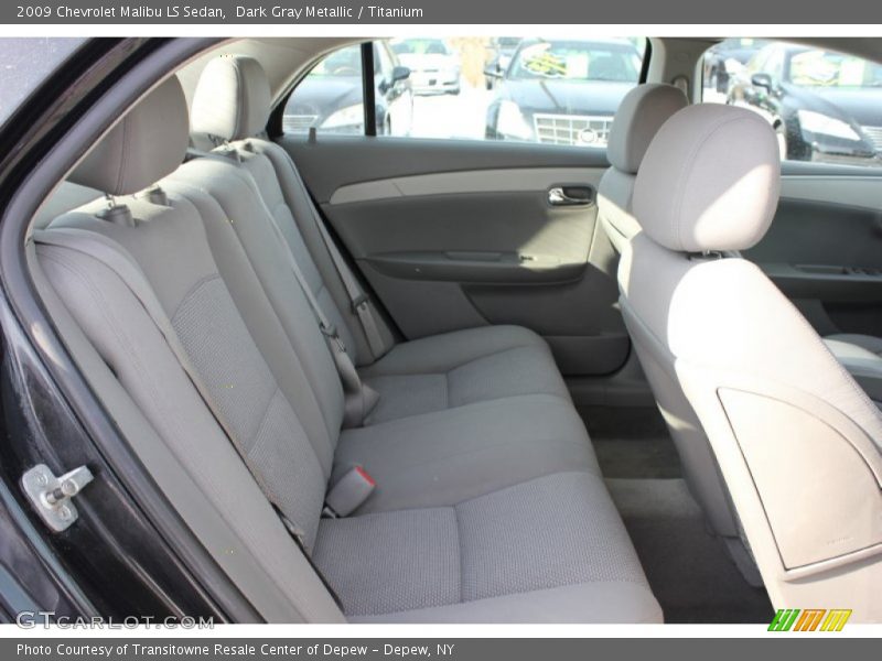 Dark Gray Metallic / Titanium 2009 Chevrolet Malibu LS Sedan