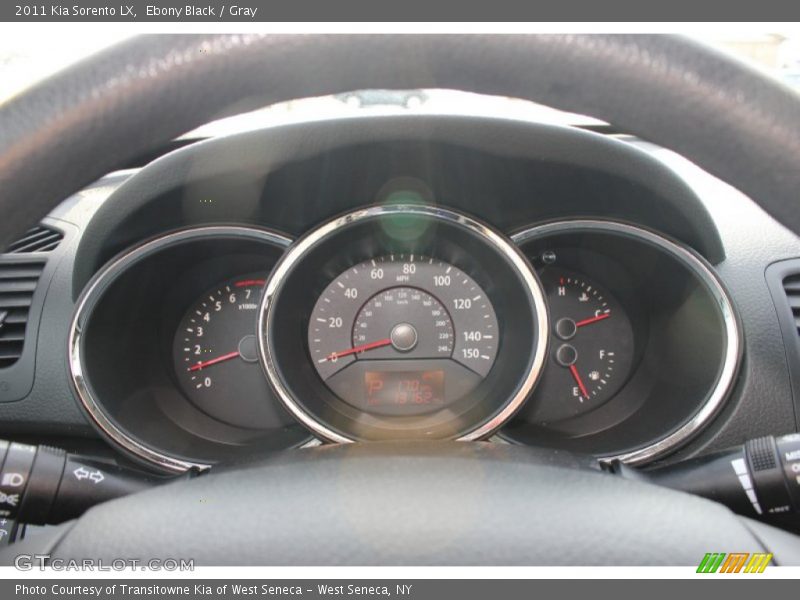 Ebony Black / Gray 2011 Kia Sorento LX