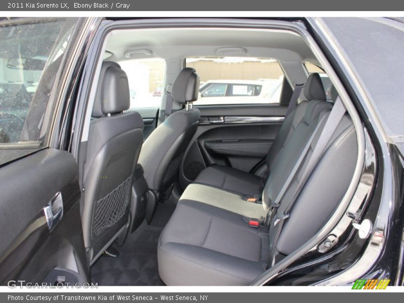 Ebony Black / Gray 2011 Kia Sorento LX
