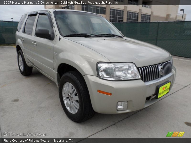 Gold Ash Metallic / Pebble/Light Parchment 2005 Mercury Mariner V6 Convenience
