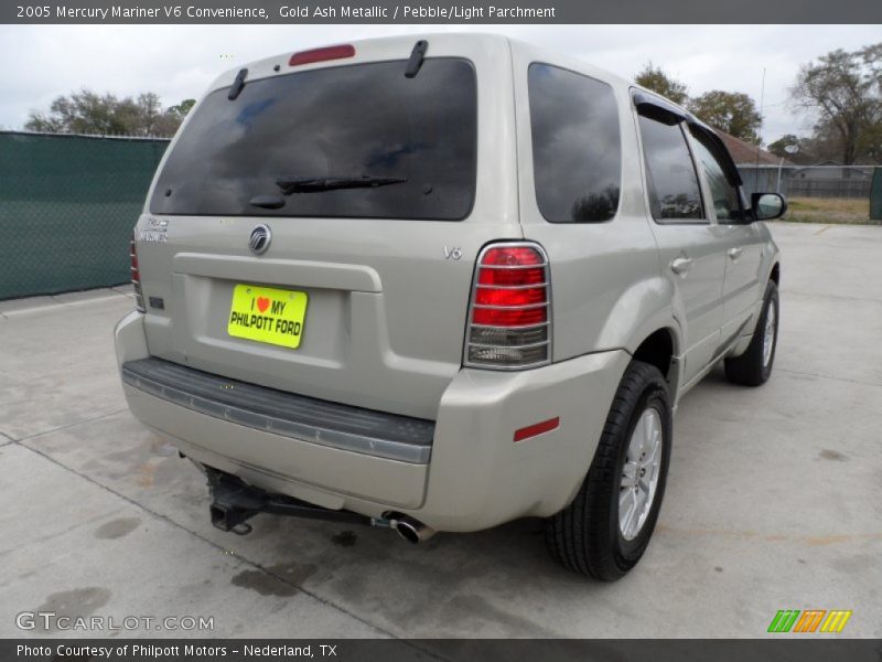 Gold Ash Metallic / Pebble/Light Parchment 2005 Mercury Mariner V6 Convenience