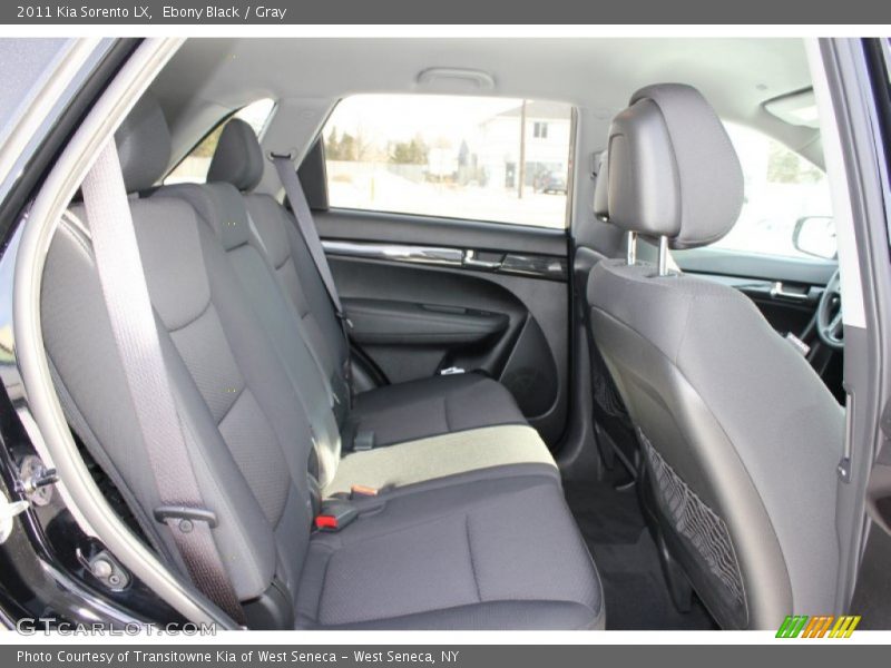 Ebony Black / Gray 2011 Kia Sorento LX