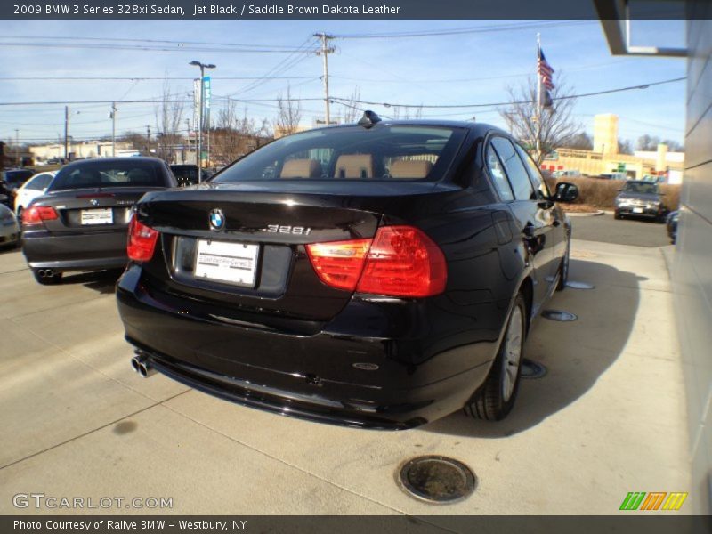 Jet Black / Saddle Brown Dakota Leather 2009 BMW 3 Series 328xi Sedan