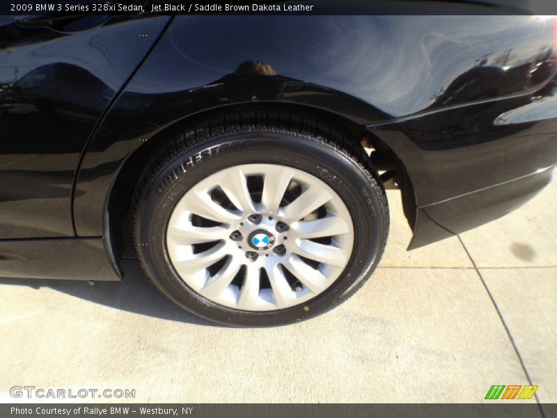 Jet Black / Saddle Brown Dakota Leather 2009 BMW 3 Series 328xi Sedan