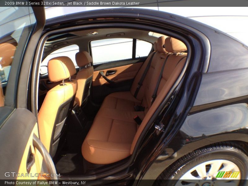 Jet Black / Saddle Brown Dakota Leather 2009 BMW 3 Series 328xi Sedan