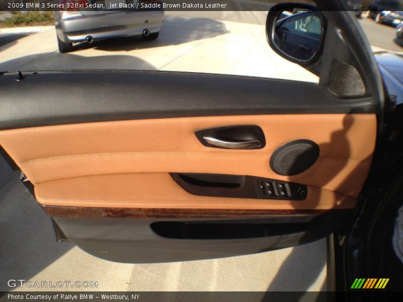 Jet Black / Saddle Brown Dakota Leather 2009 BMW 3 Series 328xi Sedan