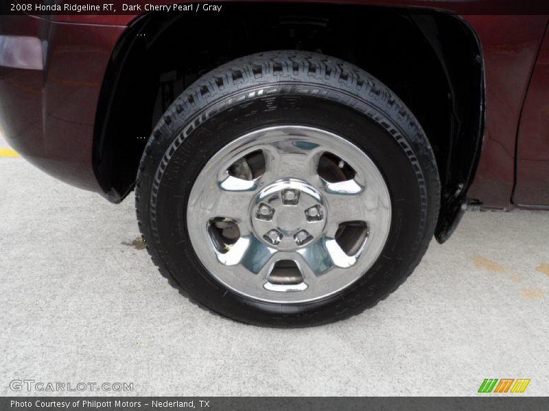 Dark Cherry Pearl / Gray 2008 Honda Ridgeline RT