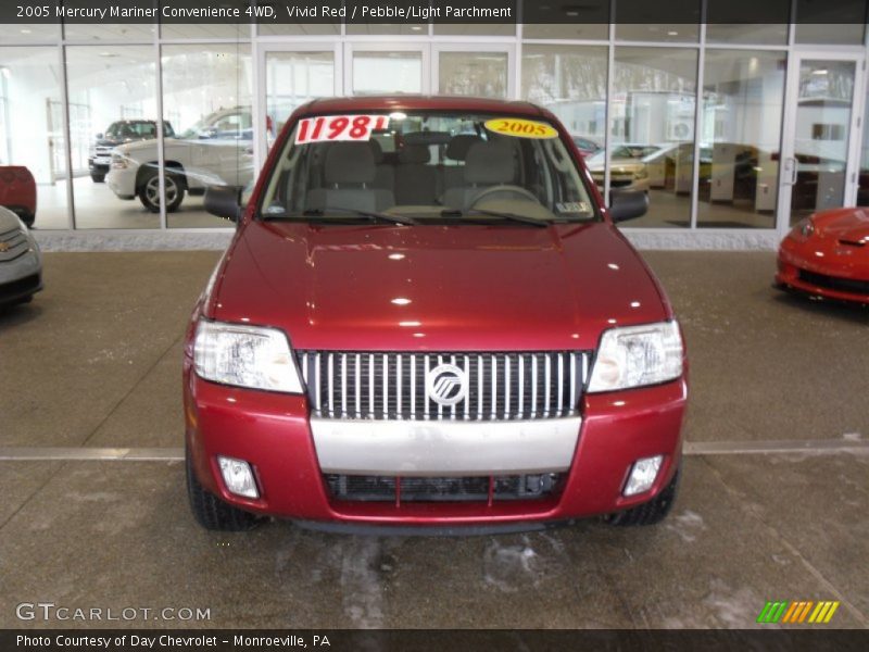 Vivid Red / Pebble/Light Parchment 2005 Mercury Mariner Convenience 4WD