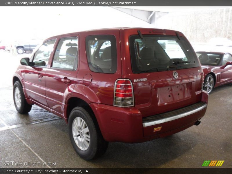 Vivid Red / Pebble/Light Parchment 2005 Mercury Mariner Convenience 4WD