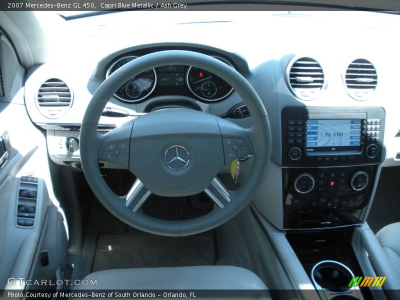 Capri Blue Metallic / Ash Grey 2007 Mercedes-Benz GL 450