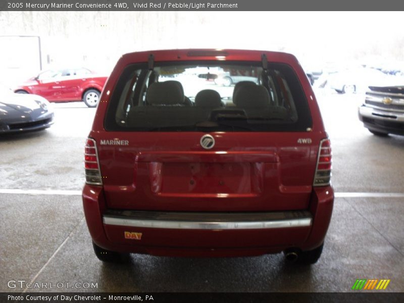 Vivid Red / Pebble/Light Parchment 2005 Mercury Mariner Convenience 4WD