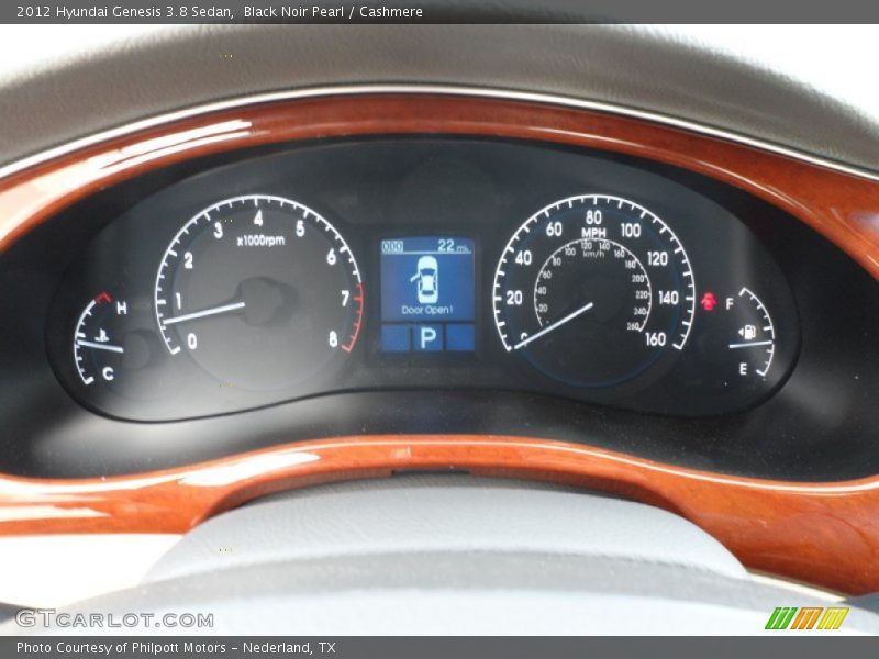 2012 Genesis 3.8 Sedan 3.8 Sedan Gauges