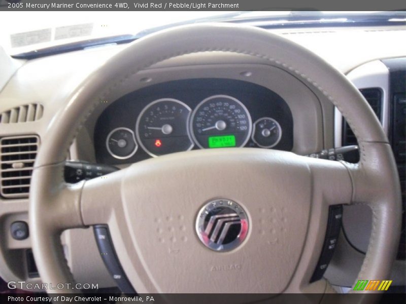 Vivid Red / Pebble/Light Parchment 2005 Mercury Mariner Convenience 4WD
