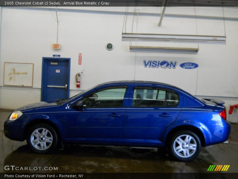 Arrival Blue Metallic / Gray 2005 Chevrolet Cobalt LS Sedan