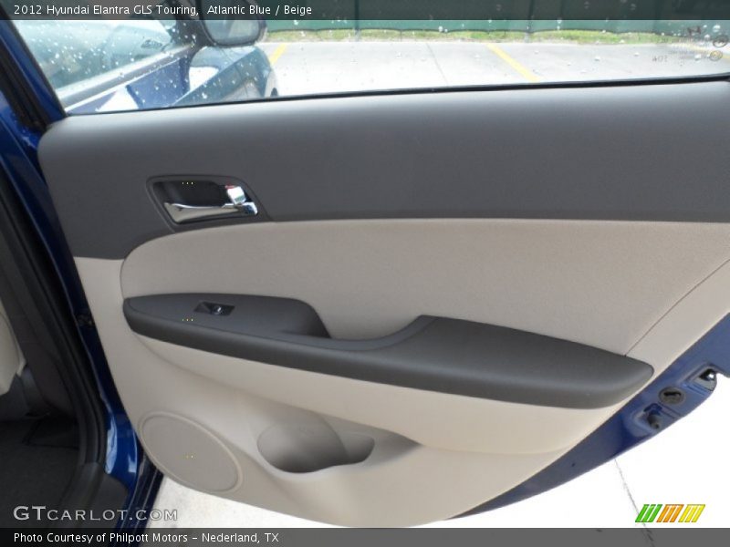 Atlantic Blue / Beige 2012 Hyundai Elantra GLS Touring