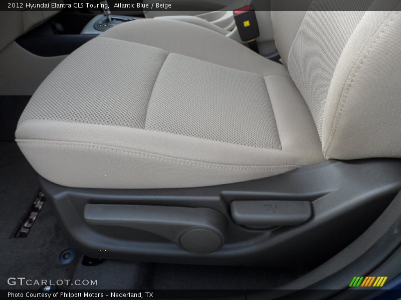Atlantic Blue / Beige 2012 Hyundai Elantra GLS Touring
