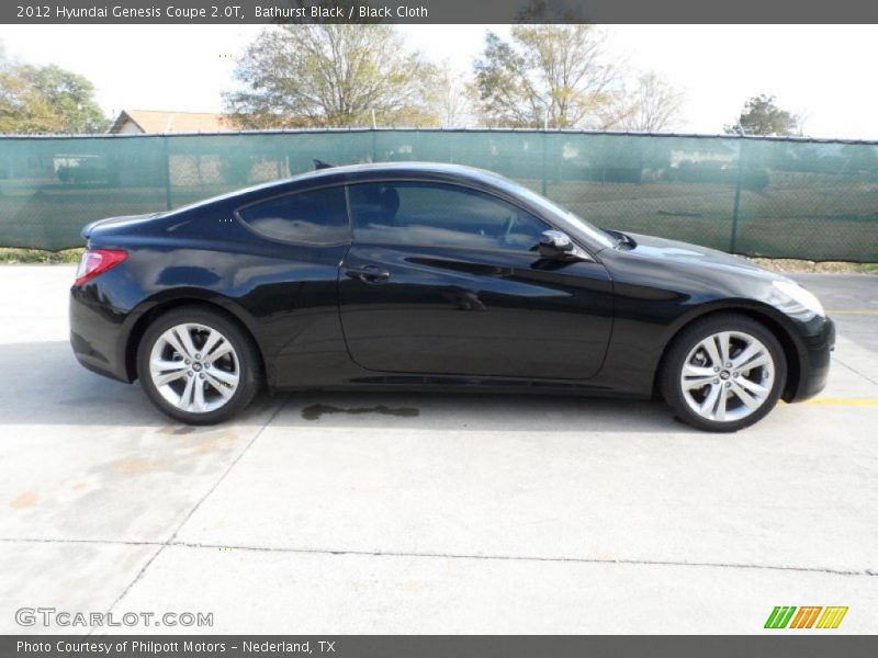 Bathurst Black / Black Cloth 2012 Hyundai Genesis Coupe 2.0T
