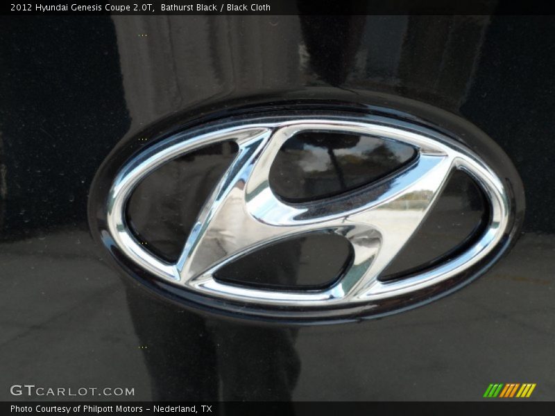 Bathurst Black / Black Cloth 2012 Hyundai Genesis Coupe 2.0T