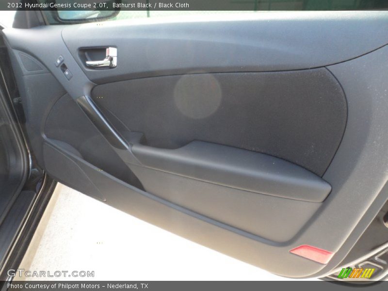 Bathurst Black / Black Cloth 2012 Hyundai Genesis Coupe 2.0T