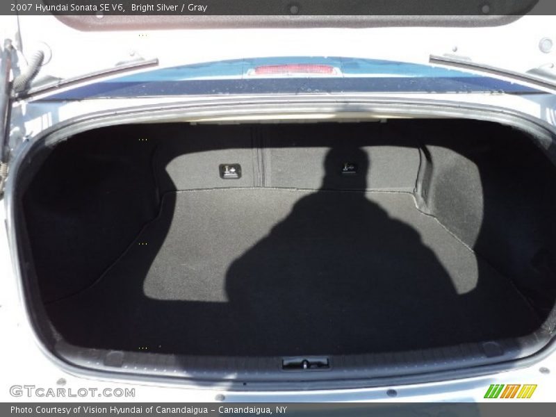 Bright Silver / Gray 2007 Hyundai Sonata SE V6