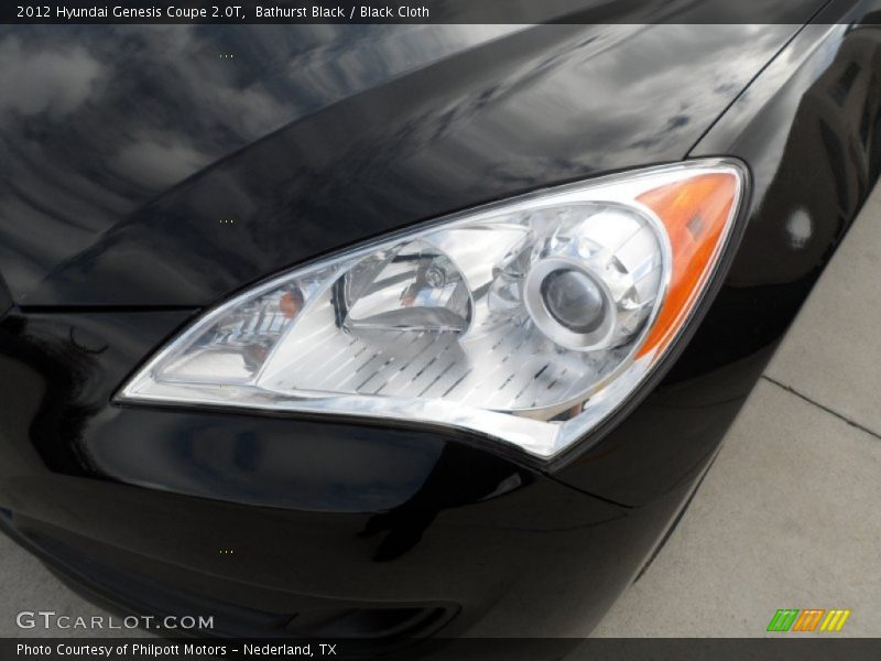 Bathurst Black / Black Cloth 2012 Hyundai Genesis Coupe 2.0T