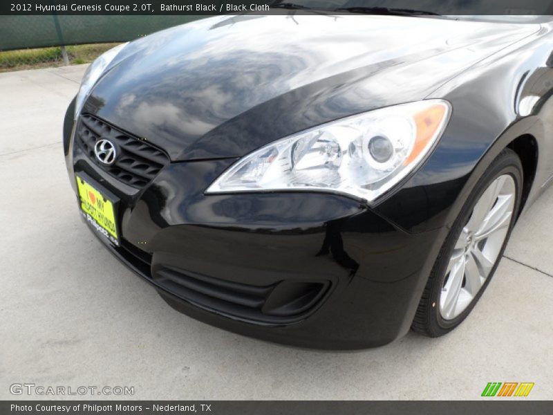Bathurst Black / Black Cloth 2012 Hyundai Genesis Coupe 2.0T