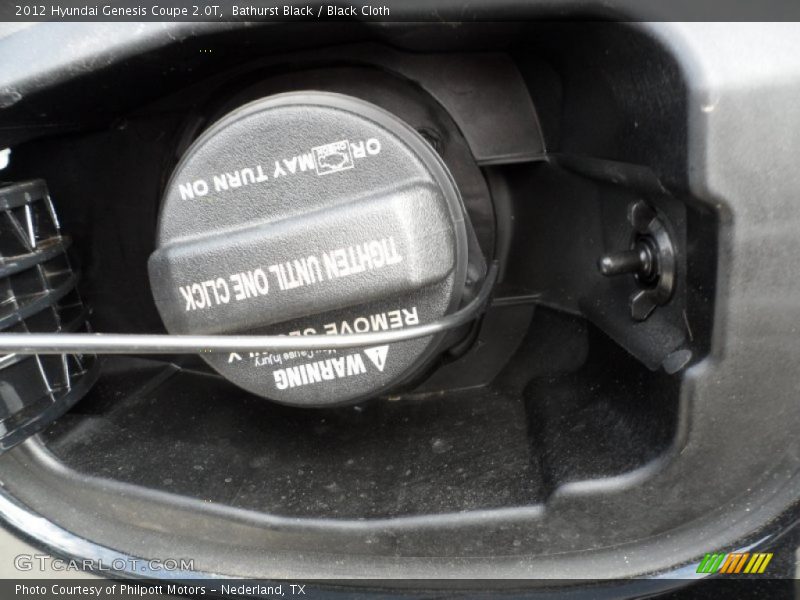 Bathurst Black / Black Cloth 2012 Hyundai Genesis Coupe 2.0T