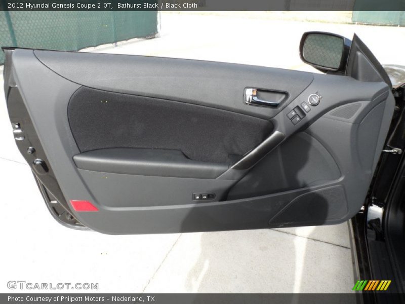 Bathurst Black / Black Cloth 2012 Hyundai Genesis Coupe 2.0T