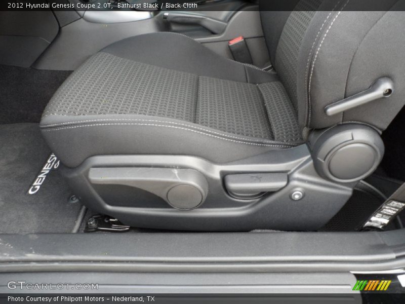 Bathurst Black / Black Cloth 2012 Hyundai Genesis Coupe 2.0T