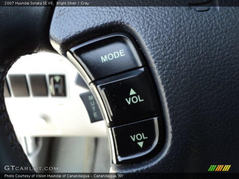 Bright Silver / Gray 2007 Hyundai Sonata SE V6