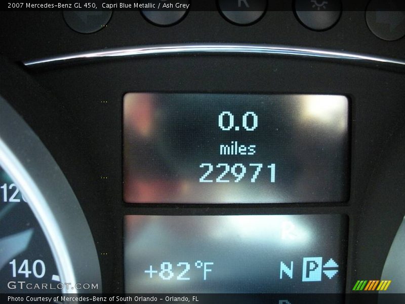 Capri Blue Metallic / Ash Grey 2007 Mercedes-Benz GL 450