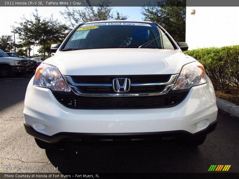 Taffeta White / Gray 2011 Honda CR-V SE