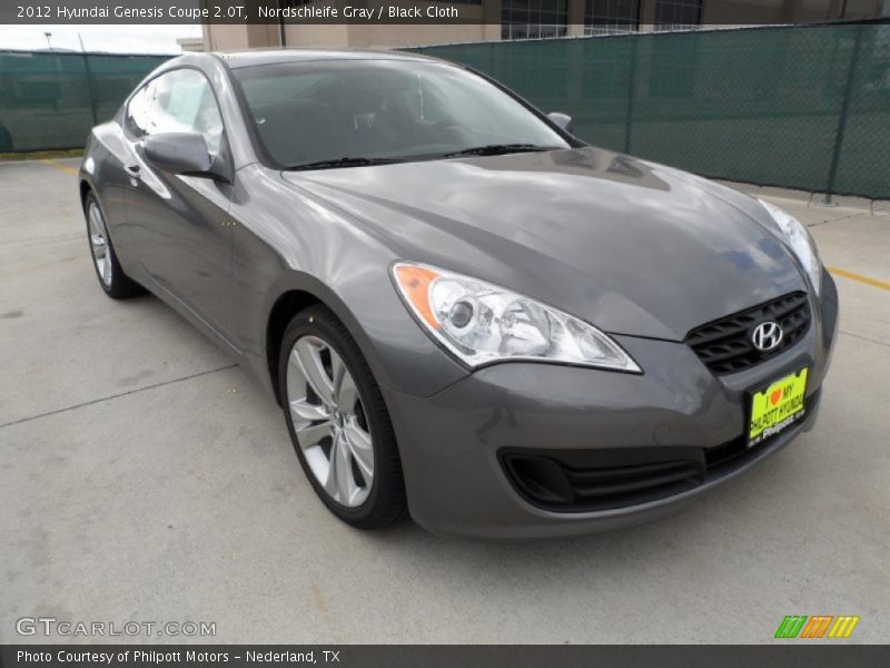 Nordschleife Gray / Black Cloth 2012 Hyundai Genesis Coupe 2.0T