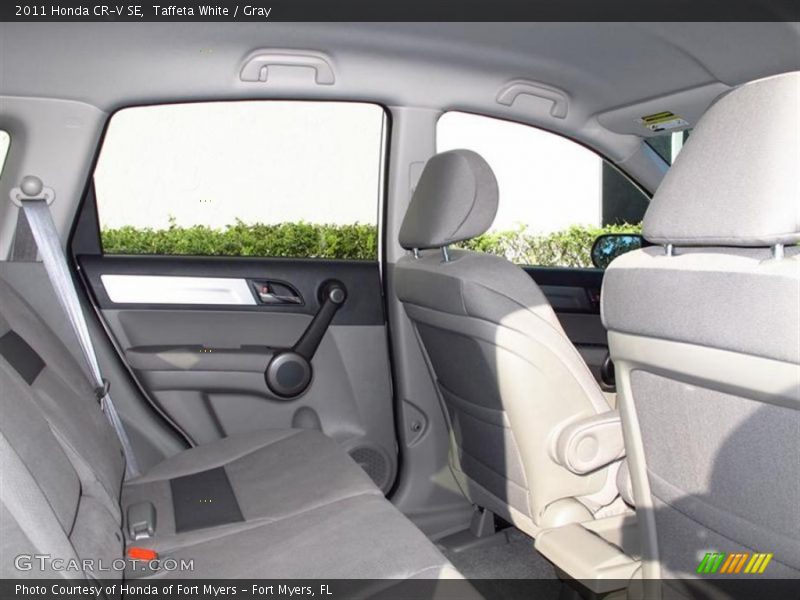 Taffeta White / Gray 2011 Honda CR-V SE