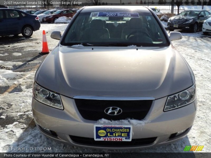 Golden Beige / Beige 2007 Hyundai Sonata SE V6