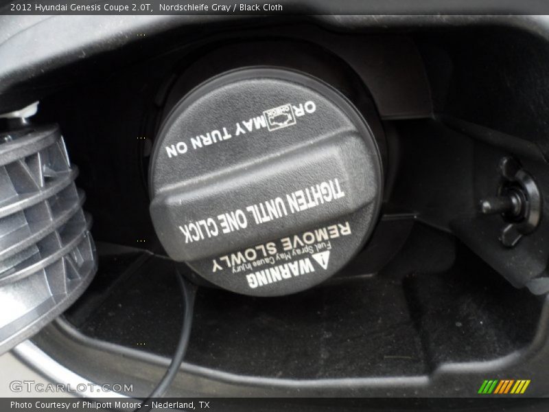 Nordschleife Gray / Black Cloth 2012 Hyundai Genesis Coupe 2.0T