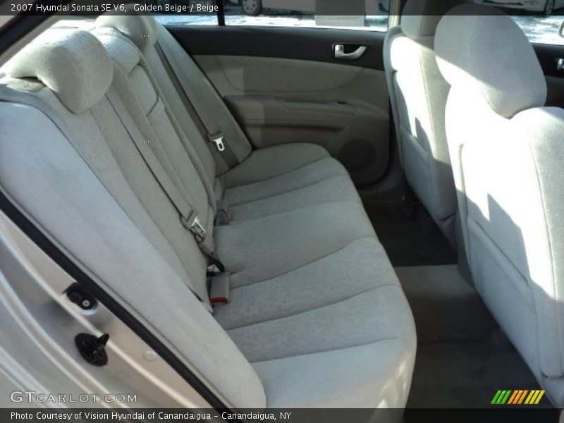 Golden Beige / Beige 2007 Hyundai Sonata SE V6