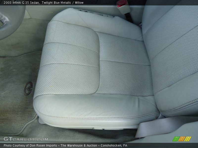 Twilight Blue Metallic / Willow 2003 Infiniti G 35 Sedan