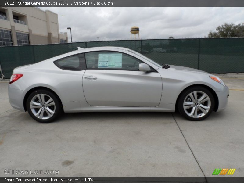 Silverstone / Black Cloth 2012 Hyundai Genesis Coupe 2.0T