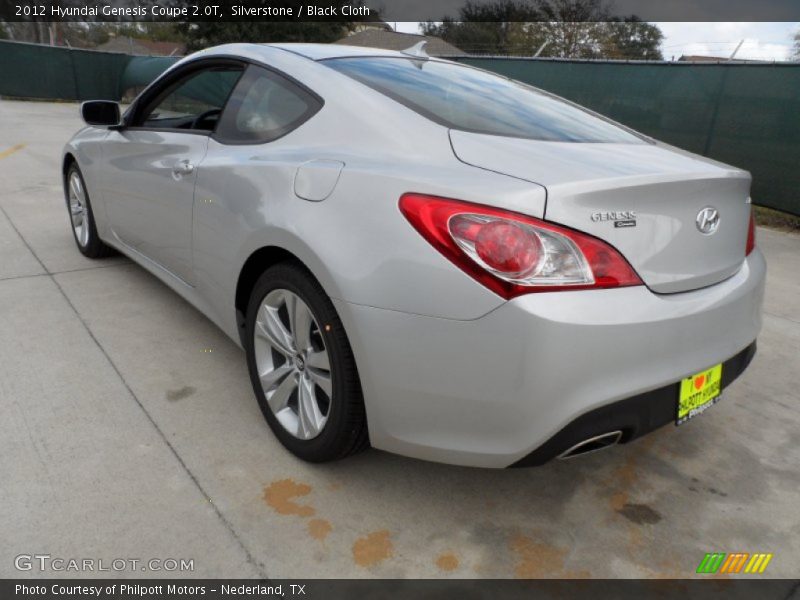 Silverstone / Black Cloth 2012 Hyundai Genesis Coupe 2.0T