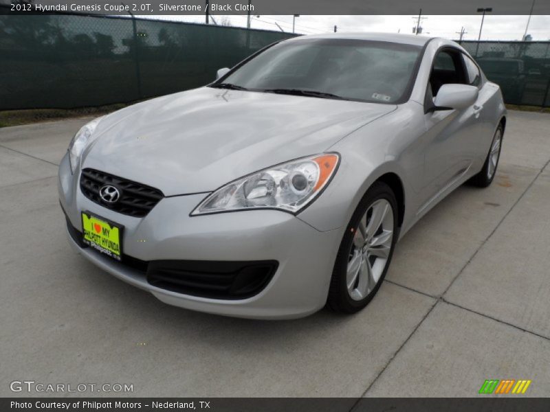 Silverstone / Black Cloth 2012 Hyundai Genesis Coupe 2.0T