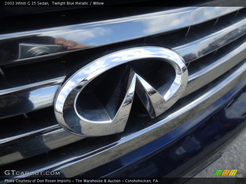 Twilight Blue Metallic / Willow 2003 Infiniti G 35 Sedan