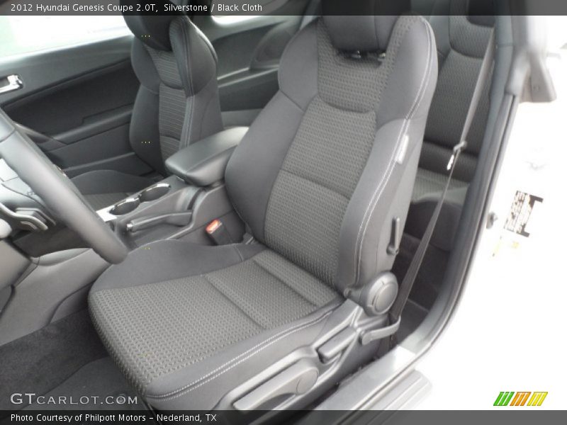 Silverstone / Black Cloth 2012 Hyundai Genesis Coupe 2.0T
