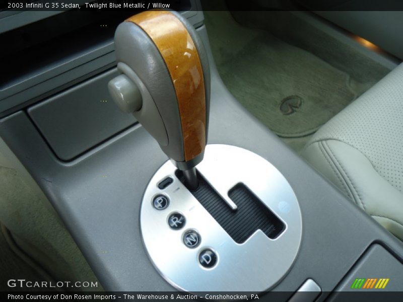 Twilight Blue Metallic / Willow 2003 Infiniti G 35 Sedan